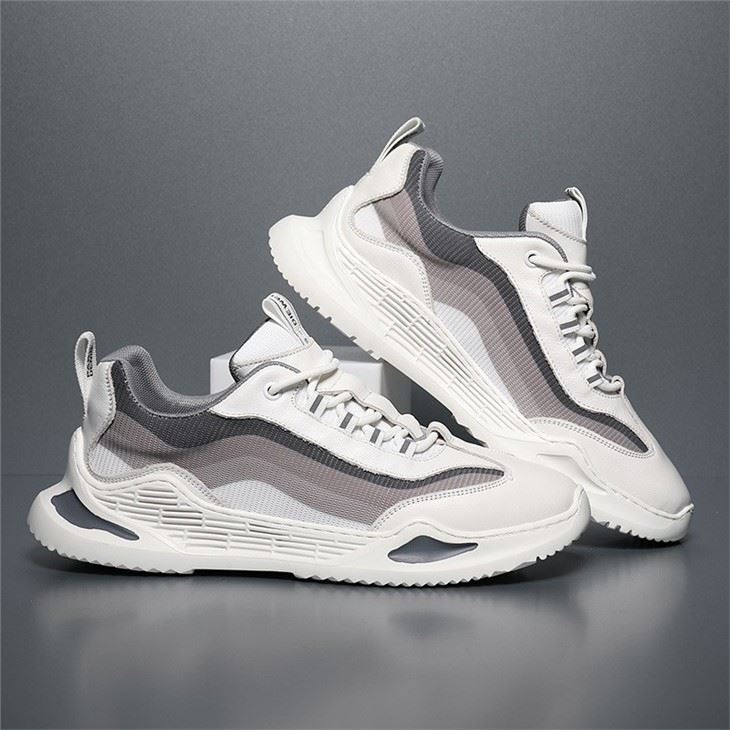 Fashion Flat Shoes Lace-up Thick Sole Sneakers