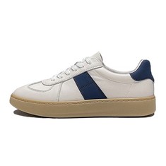 Unisex sneakers i syntetiskt läder i fuskmocka